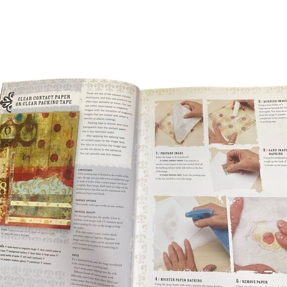 IMAGE Transfer Workshop Mixed Media Techniques Book - Picture 2 of 16